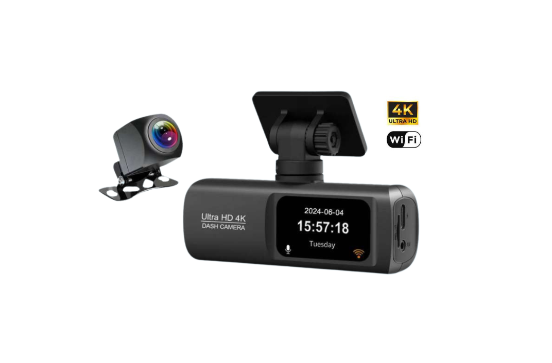 GRABA DELANTE Y DETRÁS DEL VEHÍCULO 4K